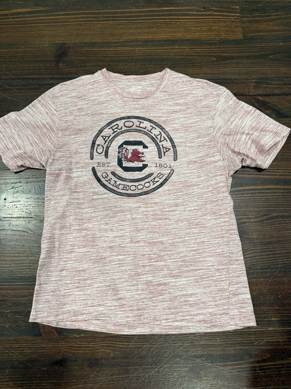 Pro Edge University of South Carolina Gamecocks T-Shirt Size XL Red Heather